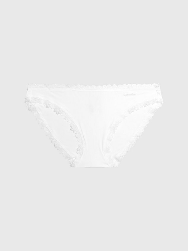 white bikini briefs - flirty for women calvin klein