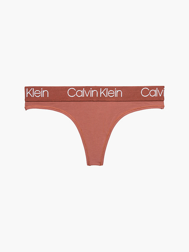 Dusty Copper Thong - Body undefined women Calvin Klein