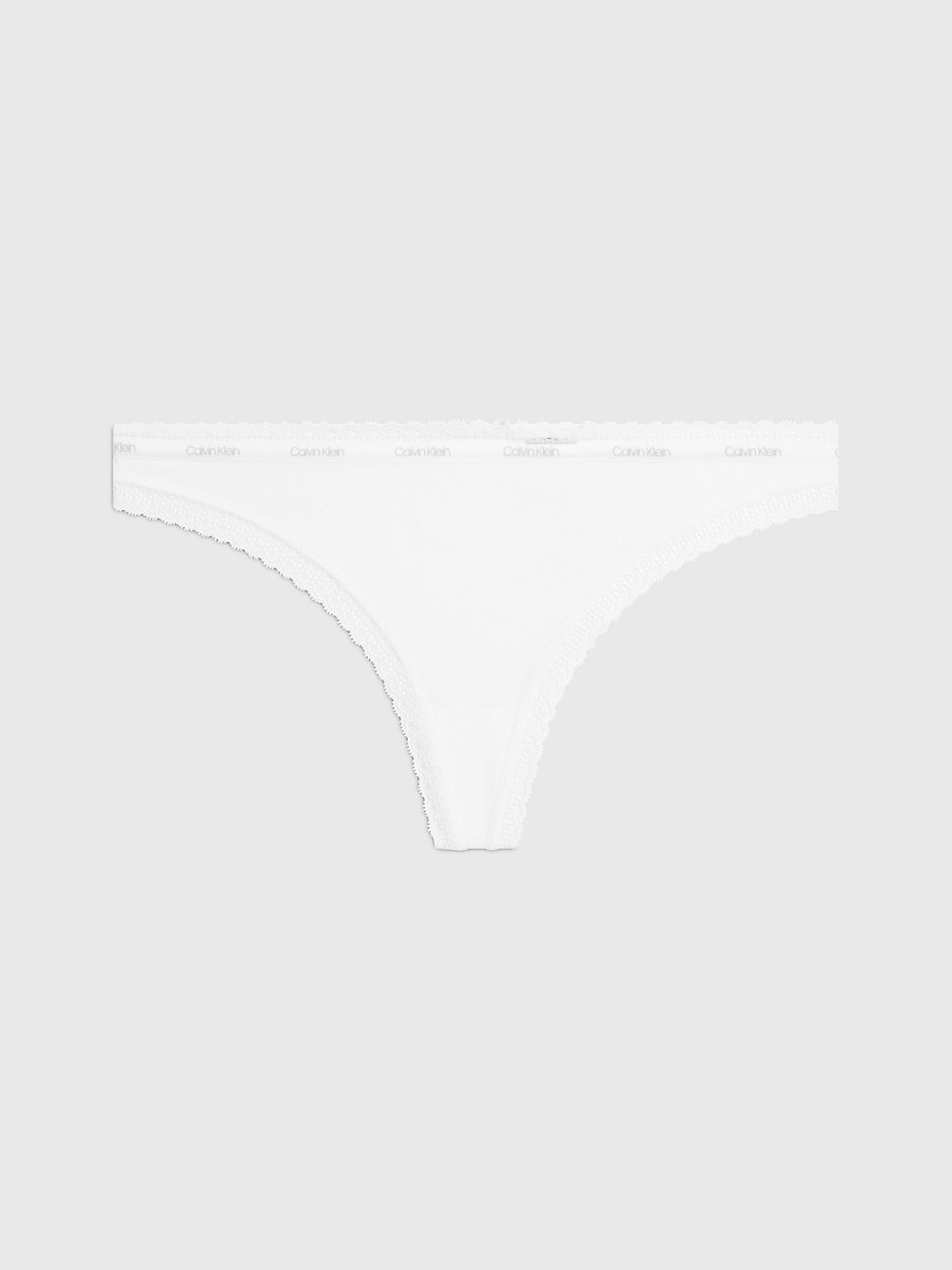 WHITE Thong - Bottoms Up undefined women Calvin Klein