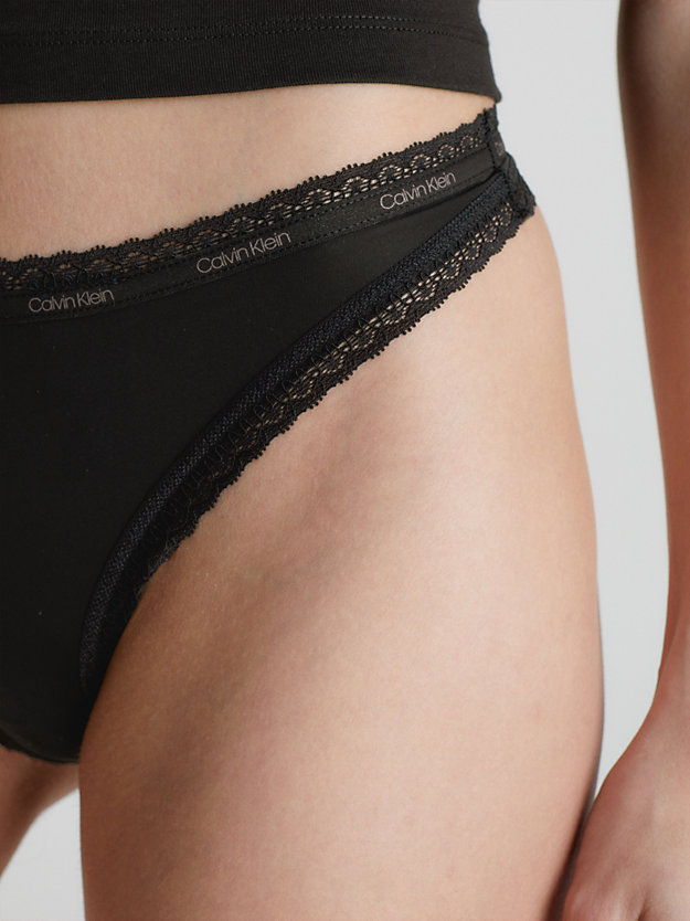 black thong - bottoms up for women calvin klein