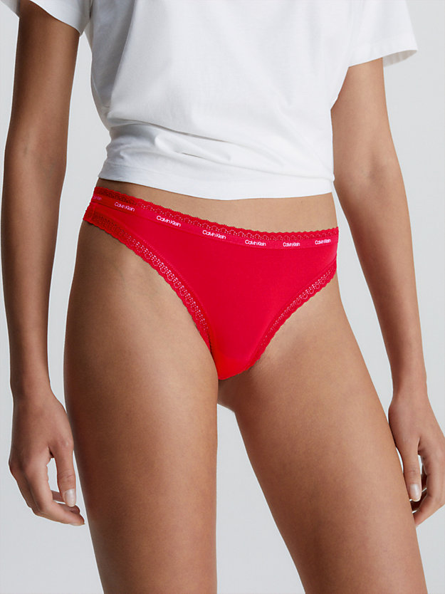 rouge thong - bottoms up for women calvin klein