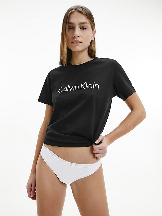 white bikini briefs - bottoms up for women calvin klein