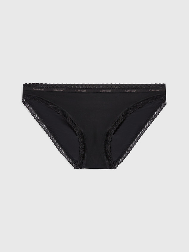 black bikini briefs - bottoms up for women calvin klein