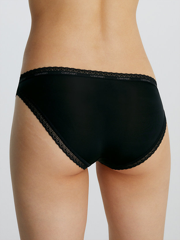 black bikini briefs - bottoms up for women calvin klein