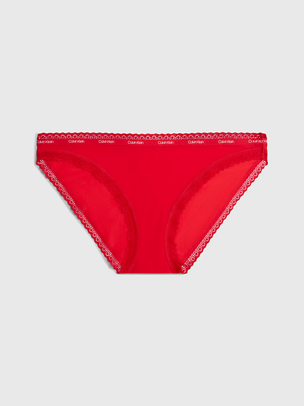 slip bikini - bottoms up rouge da donna calvin klein