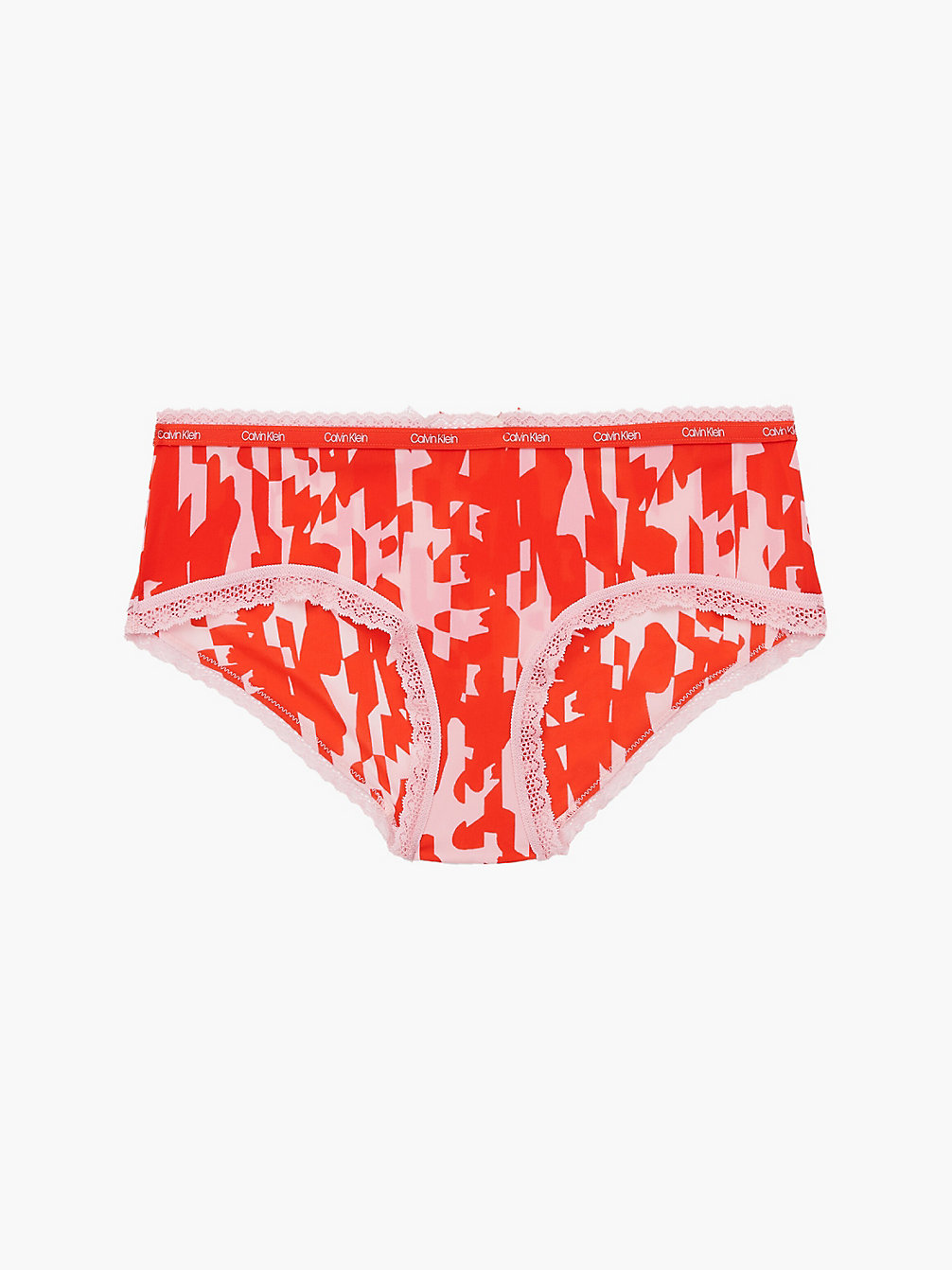 COLLAGE STRIPE_PINK SHELL Hipster Panty - Bottoms Up undefined women Calvin Klein