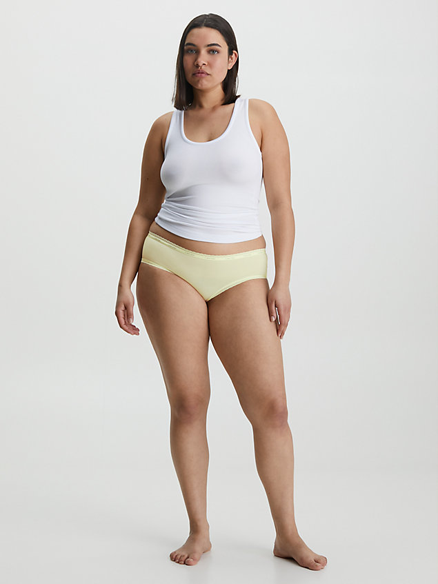 yellow hipster panty - bottoms up for women calvin klein