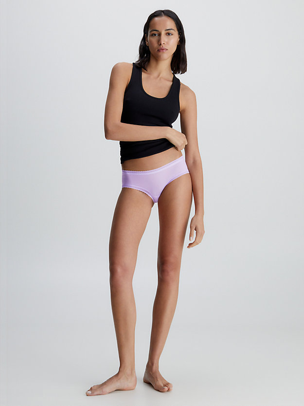 pastel lilac hipster panty - bottoms up for women calvin klein