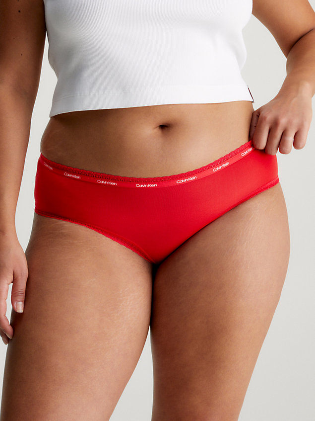 red hipster panty - bottoms up for women calvin klein