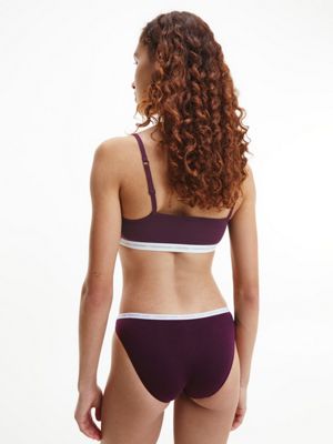 RHONE/HEART PRINT_SNOW HEATHER 2 Pack Bikini Briefs - CK One for women CALVIN KLEIN