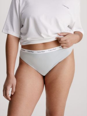 Plus Size 3 Pack Thongs - Carousel Calvin Klein® | 000QD3800ECFU
