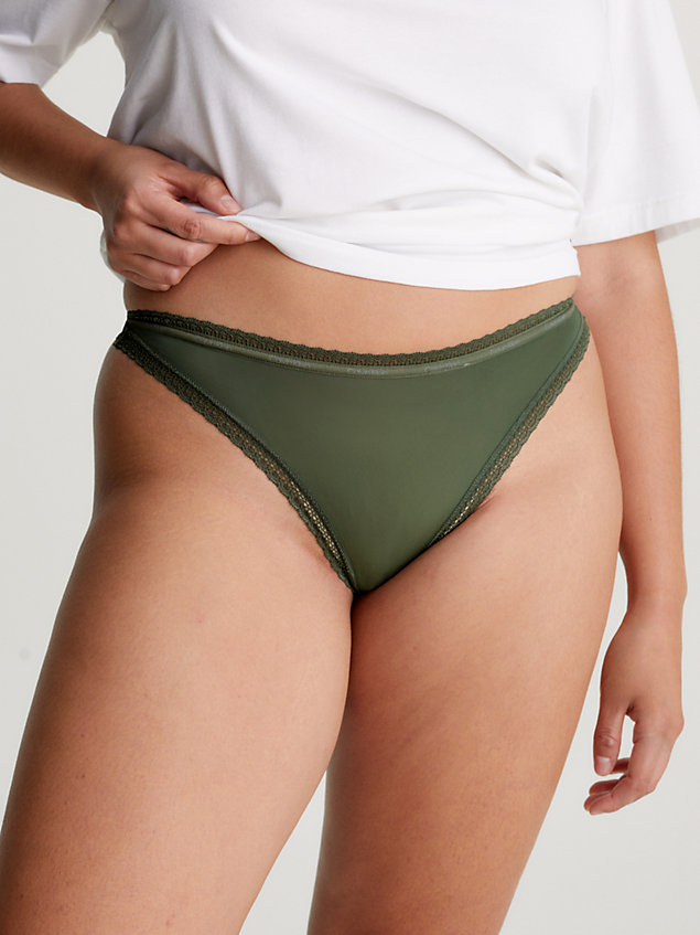 multi 3 pack thongs - bottoms up for women calvin klein