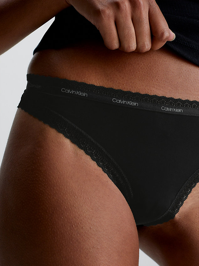 multi 3 pack thongs - bottoms up for women calvin klein