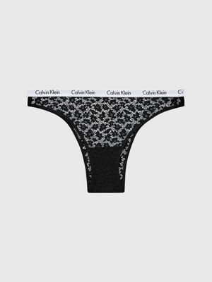 Slip Brésilien F&F Avec Bordure Dentelle Rayée - Taille M, Marron/rose - Neuf Avec étiquettes