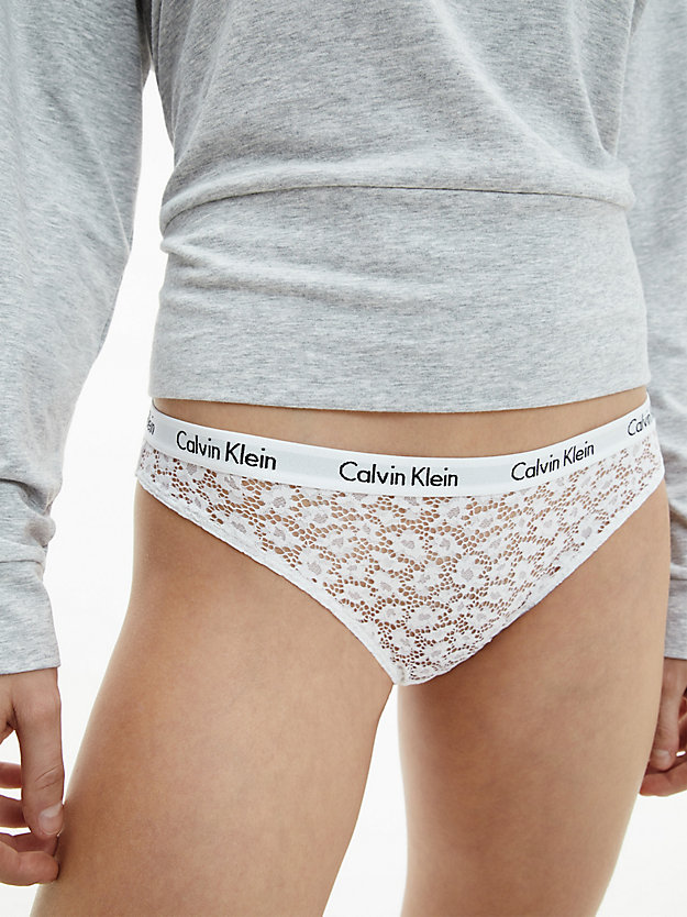 WHITE Bikini Briefs - Carousel for women CALVIN KLEIN