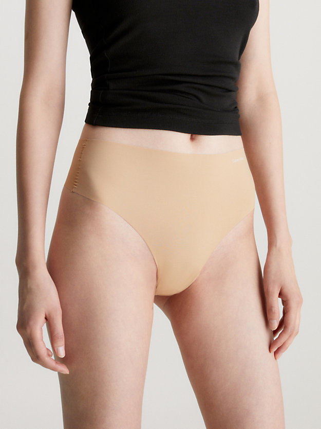 bare high waisted thong - invisibles for women calvin klein
