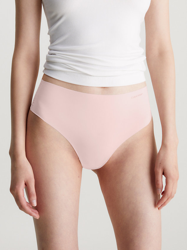pink high-waist-string – invisibles für damen - calvin klein