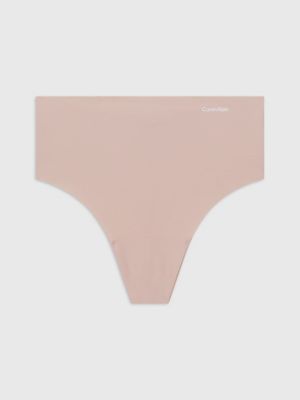 Calvin Klein Women's Invisibles High-waist Thong Underwear Qd3864