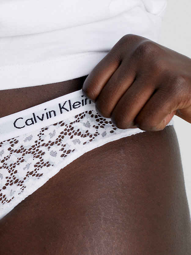 CERISE/WHITE/BLACK Lot de 3 slips brésiliens - Carousel for femmes CALVIN KLEIN