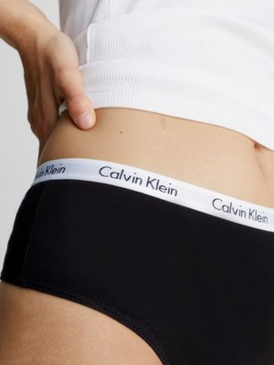 Buy Calvin Klein Logo Waistband High Waist Brief In Black