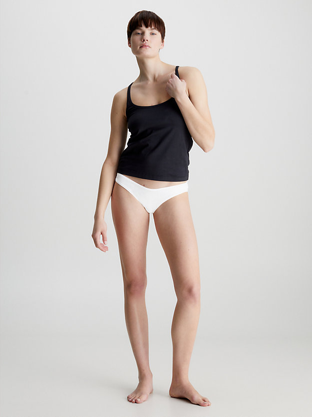 white thong - flex fit for women calvin klein