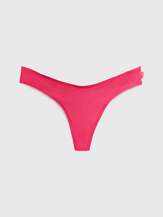 pink stringi - flex fit dla kobiety - calvin klein