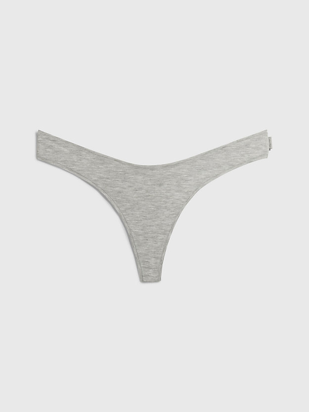 grey heather thong - flex fit for women calvin klein