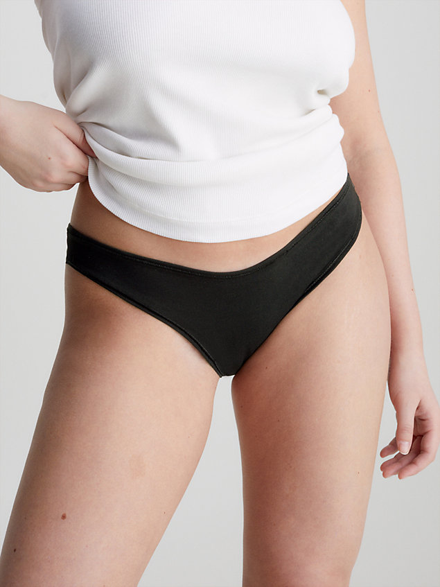 black thong - flex fit for women calvin klein