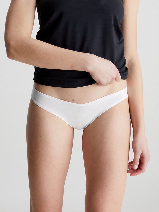 white bikini slip - flex fit voor dames - calvin klein