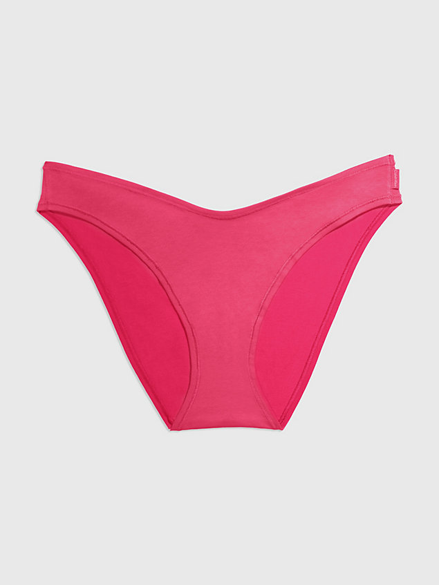 pink bikini briefs - flex fit for women calvin klein