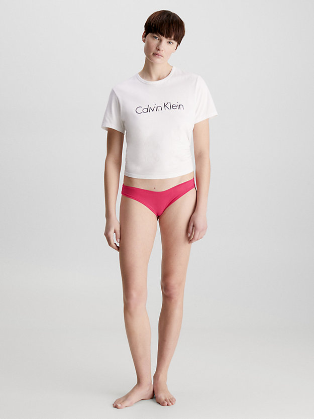 cerise lipstick bikini briefs - flex fit for women calvin klein