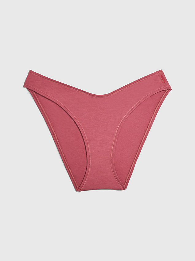 purple bikini slip - flex fit voor dames - calvin klein