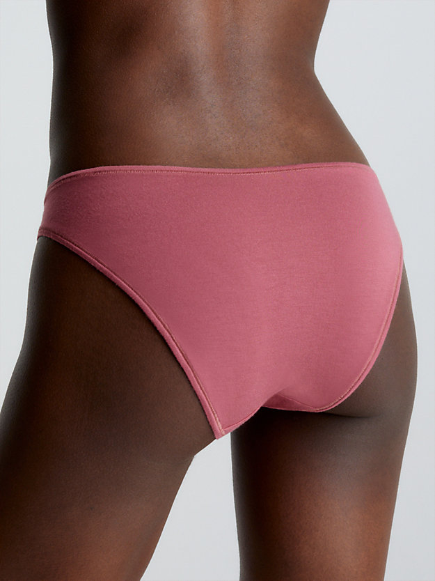 raspberry blush bikini briefs - flex fit for women calvin klein