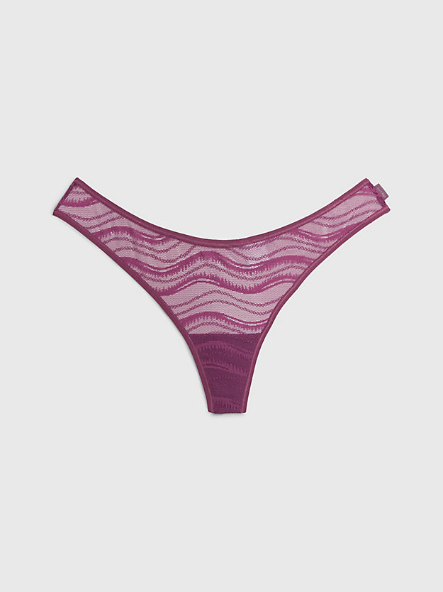 AMETHYST Lace Thong for women CALVIN KLEIN