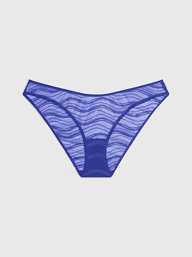 blue koronkowe figi dla kobiety - calvin klein