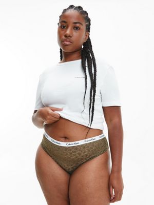 Plus Size 3 Pack Bikini Briefs - Carousel Calvin Klein® | 000QD3975E6VY