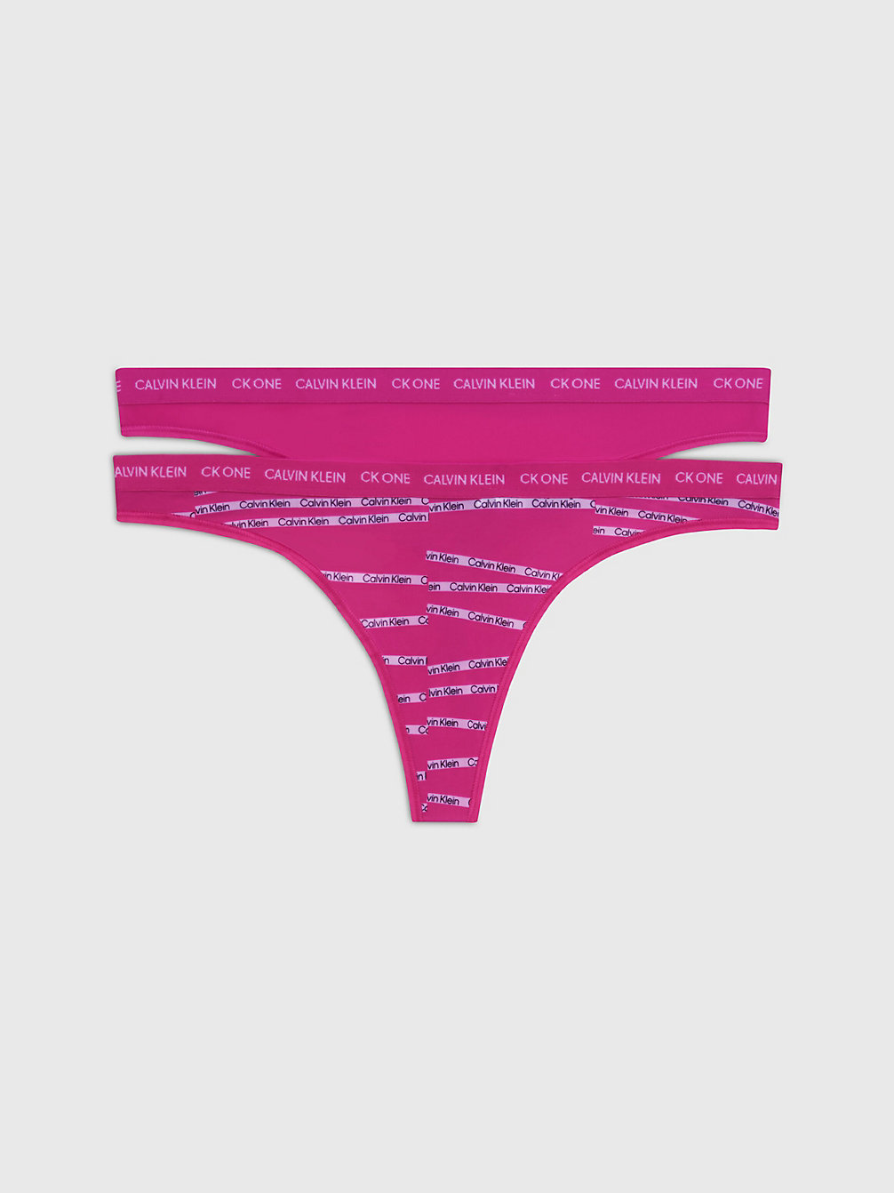 Pack De 2 Tangas - CK One > TICKER TAPE LOGO/VERY BERRY > undefined mujer > Calvin Klein