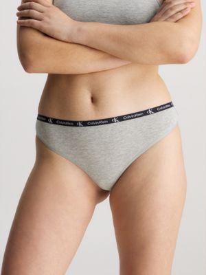 Buy Calvin Klein Thong - CK96 Grey Heather - Scandinavian Fashion