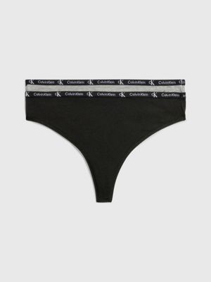 Calvin Klein - Girls Black Knickers (2 Pack)