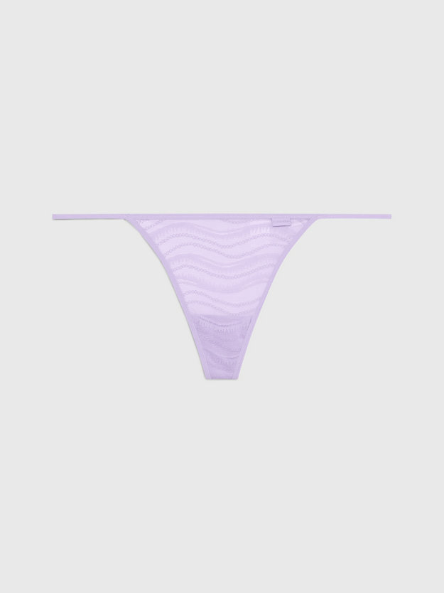lilac lace thong for women calvin klein