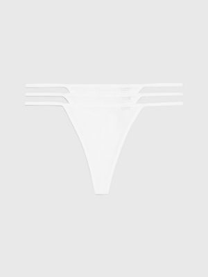 3 Pack String Thongs Flex Fit Calvin Klein® 000QD3996E100