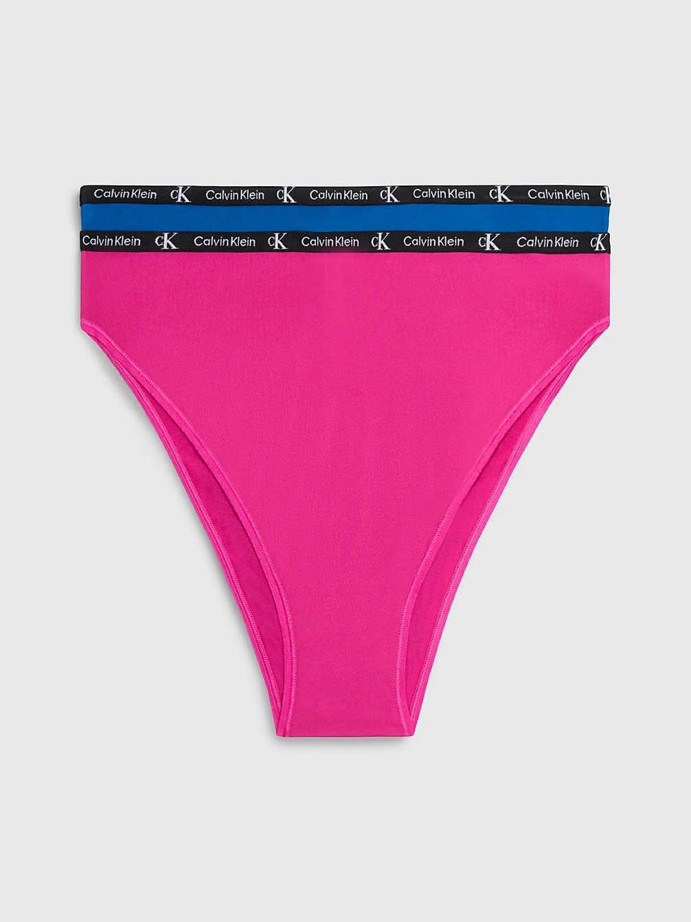 Pack De 2 Tangas De Talle Alto - Ck96 > AMP BLUE/PALACE PINK > undefined mujer > Calvin Klein