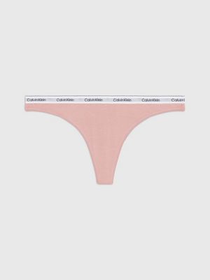 Calvin klein Conversational Lace Thong Pink