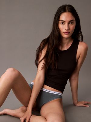slip classici - icon logo blue performance da donne calvin klein