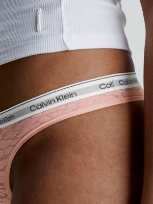 Calvin Klein Sous-vêtements brésiliens pour femmes, blanc, M :  : Mode