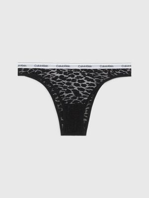 Calvin Klein Plus Size Ck One Logo Mesh Brazilian Brief in Black