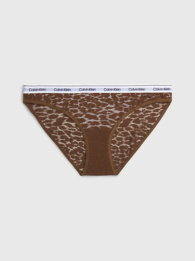 cocoa brown lace bikini briefs for women calvin klein