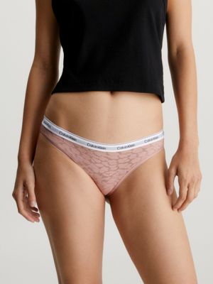 Calvin Klein Jeans 000QD5209EMPI THONG Multicolore - Sous-vêtements Slips  Femme 56,95 €