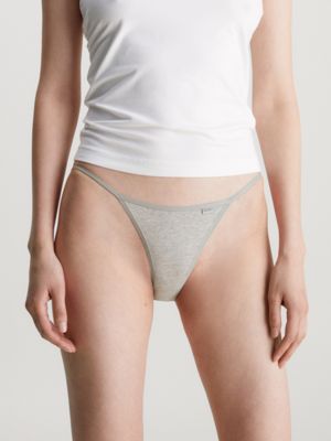 Calvin Klein Cotton Bikini Underwear (3-Pack) (Small, Navy, Polka