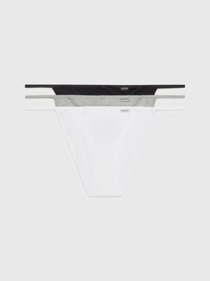 multi 3er-pack hüft-slips - athletic cotton für damen - calvin klein